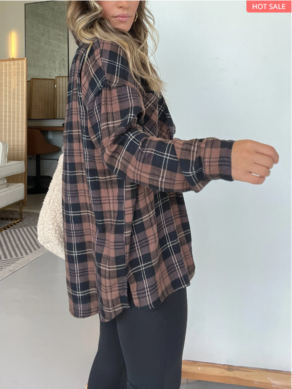 ULTRA SOFT FLANNEL PLAID SHIRT WITH POCKET (BUY 2 FREE SHIPPING)
