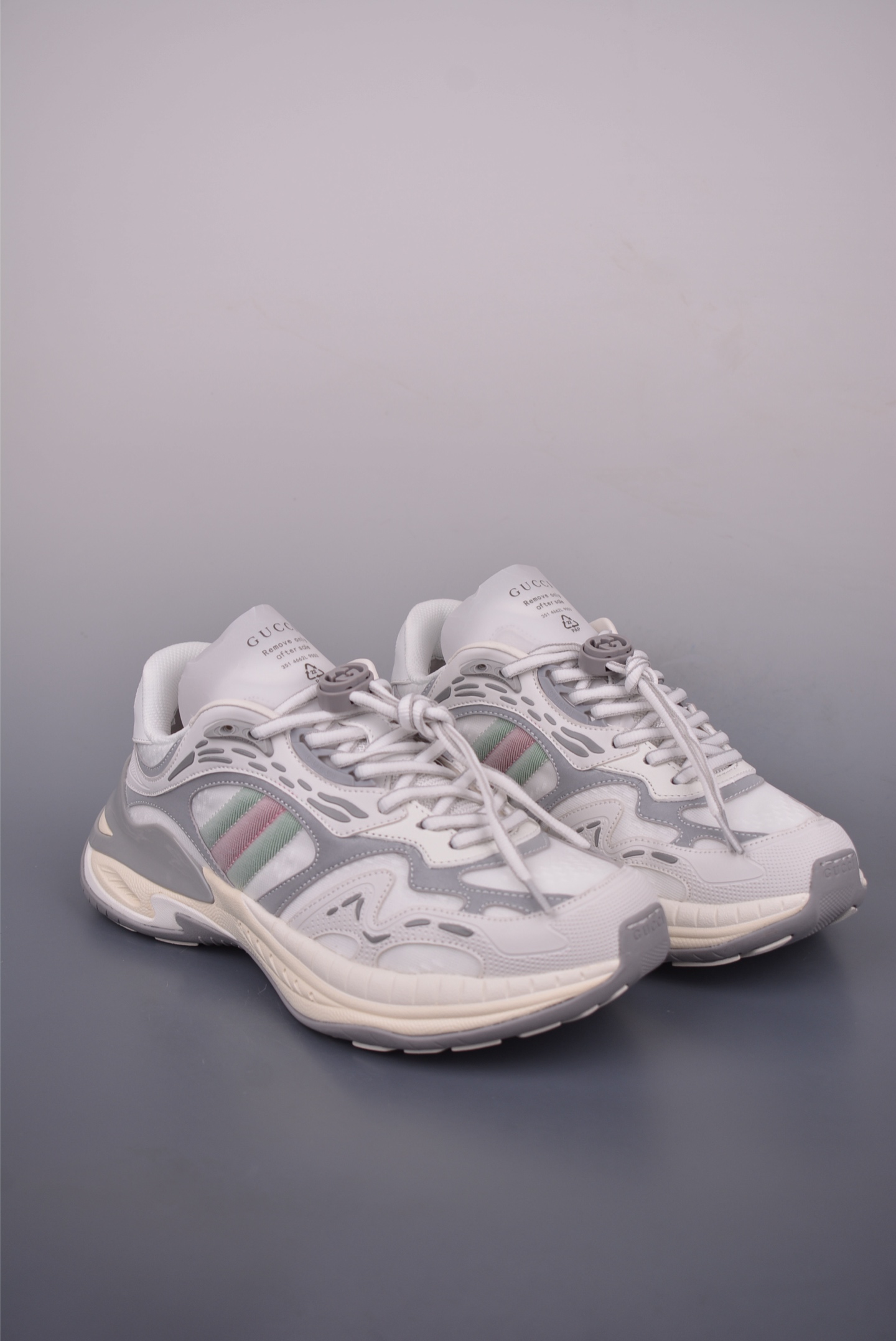 Gucci 2.0 sneaker “white/grey” 814040 FAD6Q 8745