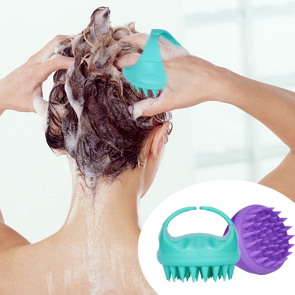 Soft Silicone Hair Scalp Massager Shampoo Brush