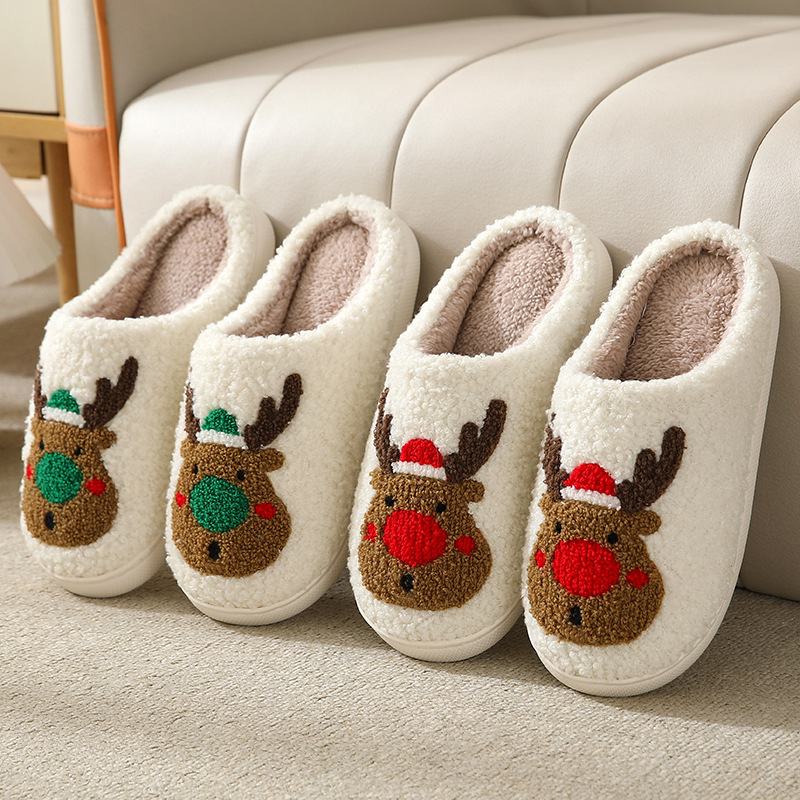 🔥Last Day Sale-48% OFF🎁Women Fluffy Christmas Shoes-BUY 2 FREE SHIPPING