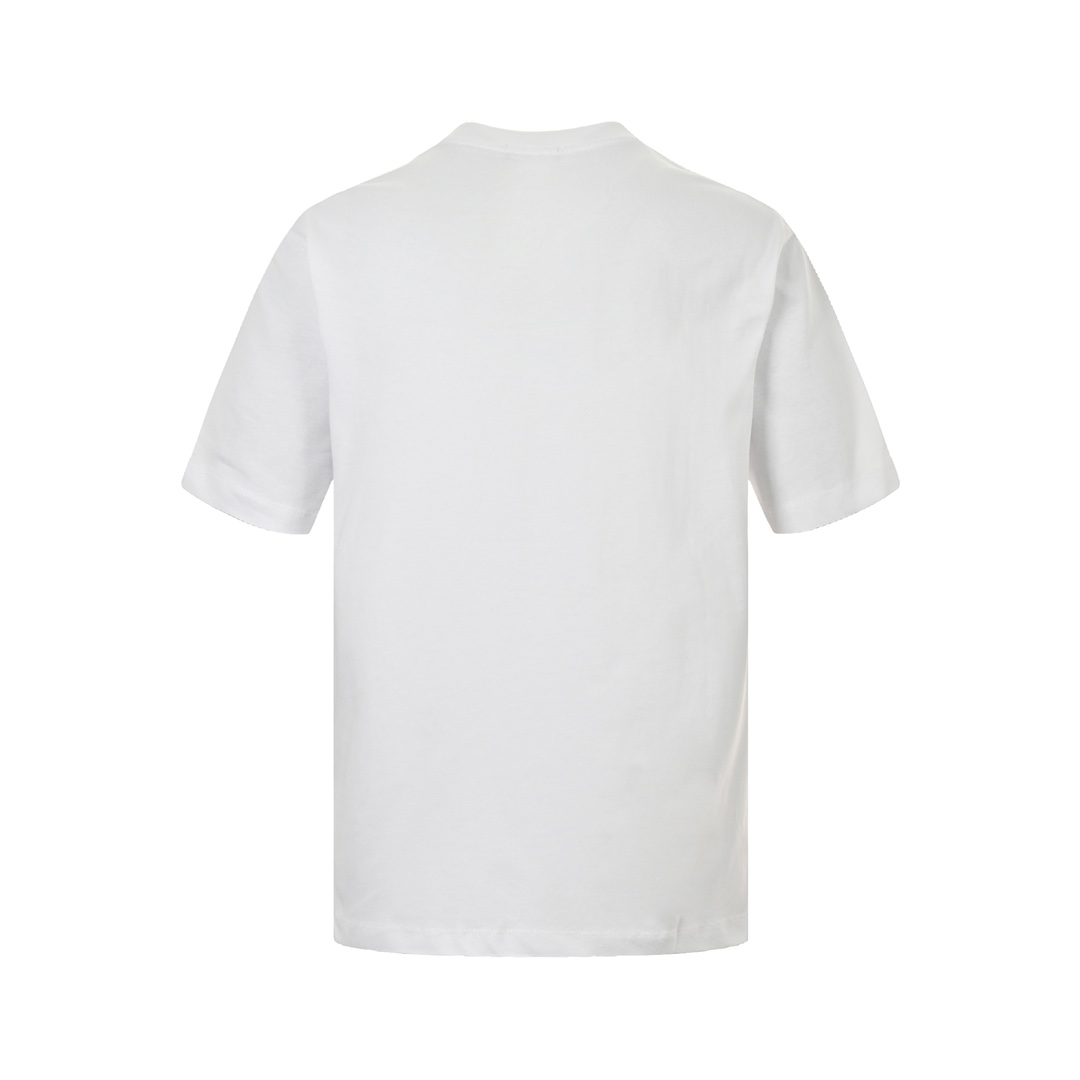 Balenciaga 24ss rubber stripe print short sleeve