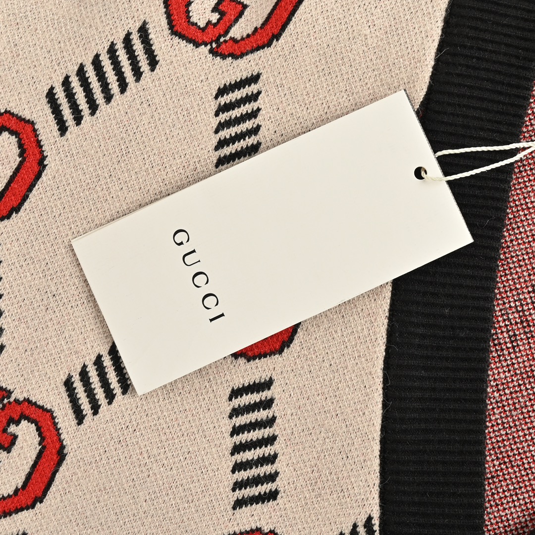 Gucci 24Fw all-over double G jacquard sweater cardigan