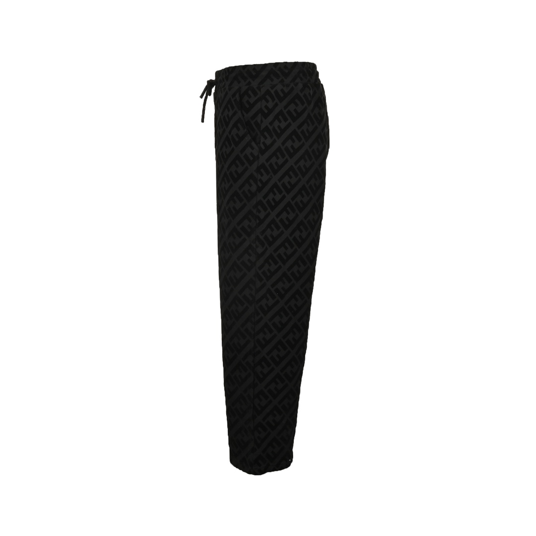 Fendi 24Fw FF flocked all-over print trousers