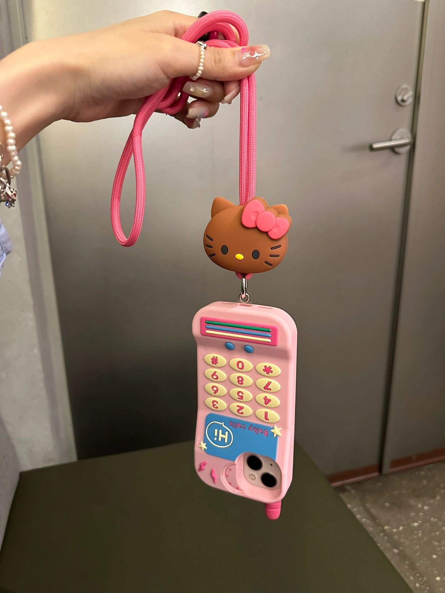 Sanrio Phone Lanyard Strap, Universal Cell Phone Lanyard Neck Chain, Phone Tether Safety Strap Compatible with Most Smartphones