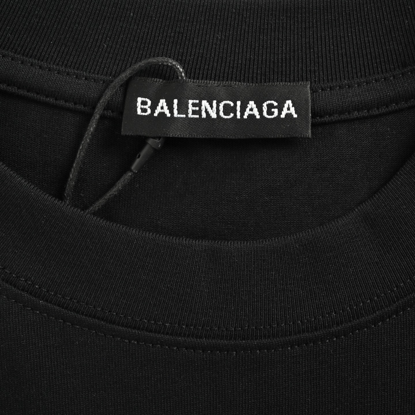 Balenciaga 25ss masking tape print short-sleeve shirt