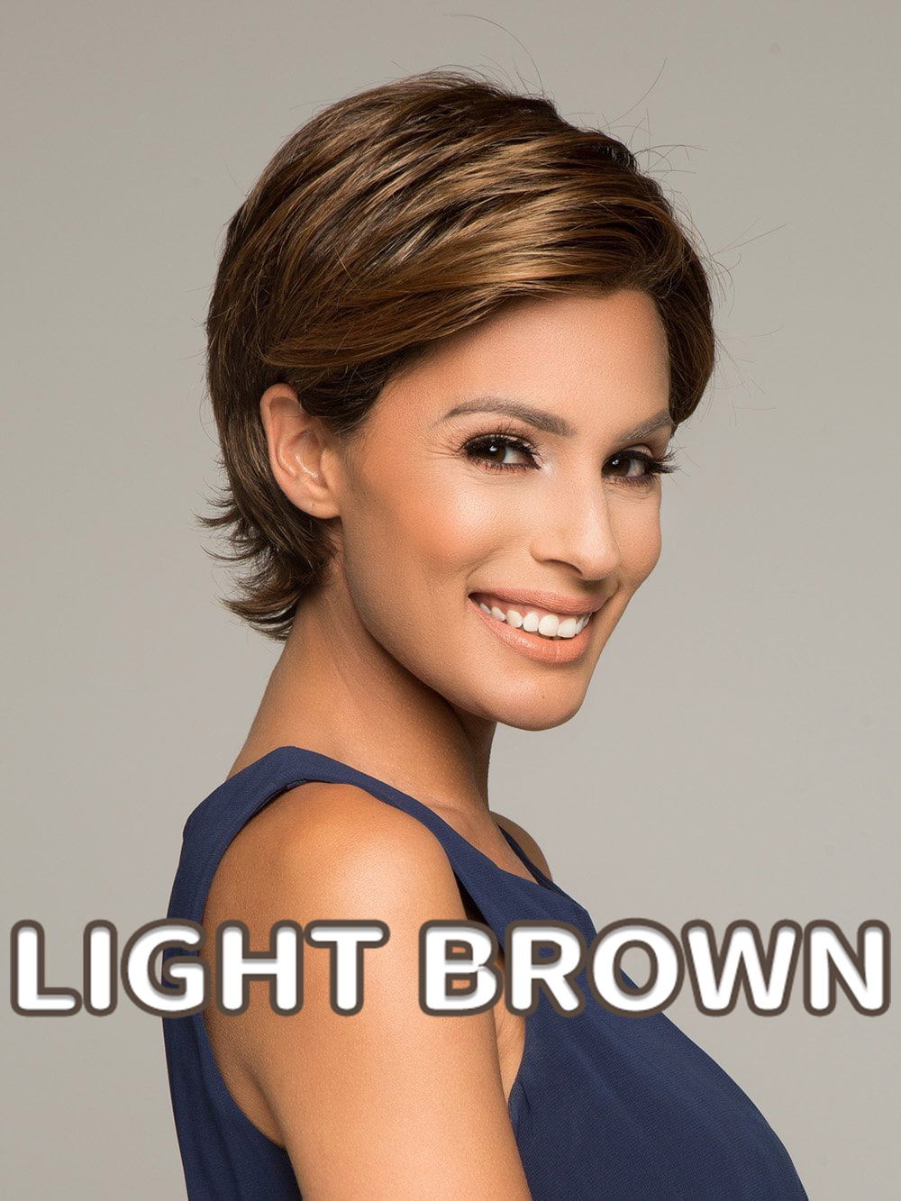 Short Sleek Wig With Natural Finish