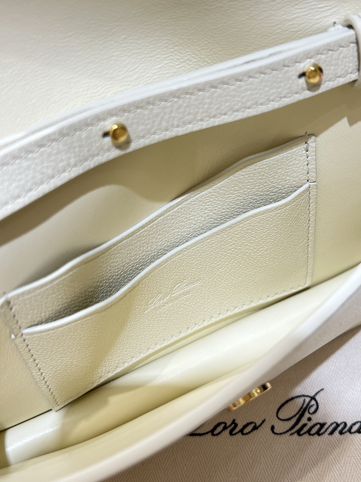 Loro Piana pochette clutch
