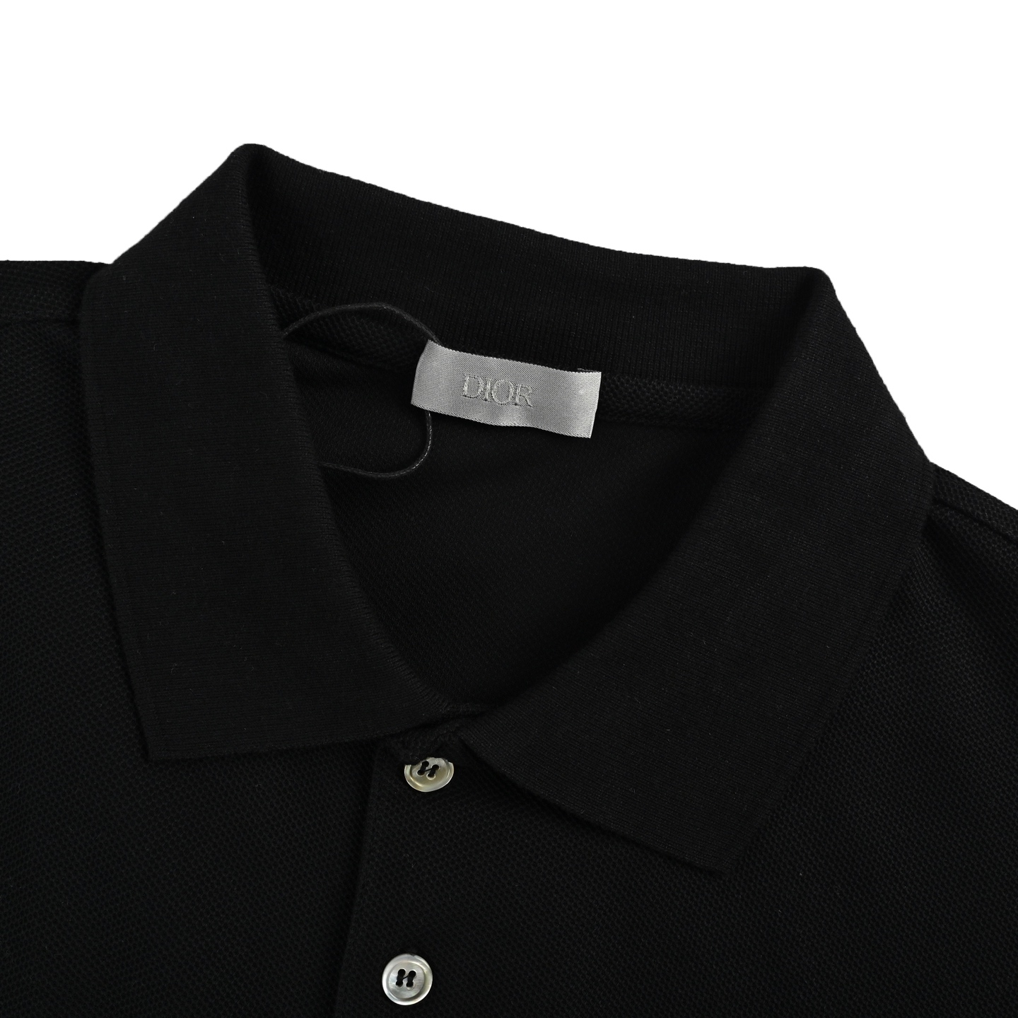 Dior Square Embroidery Polo Short Sleeve