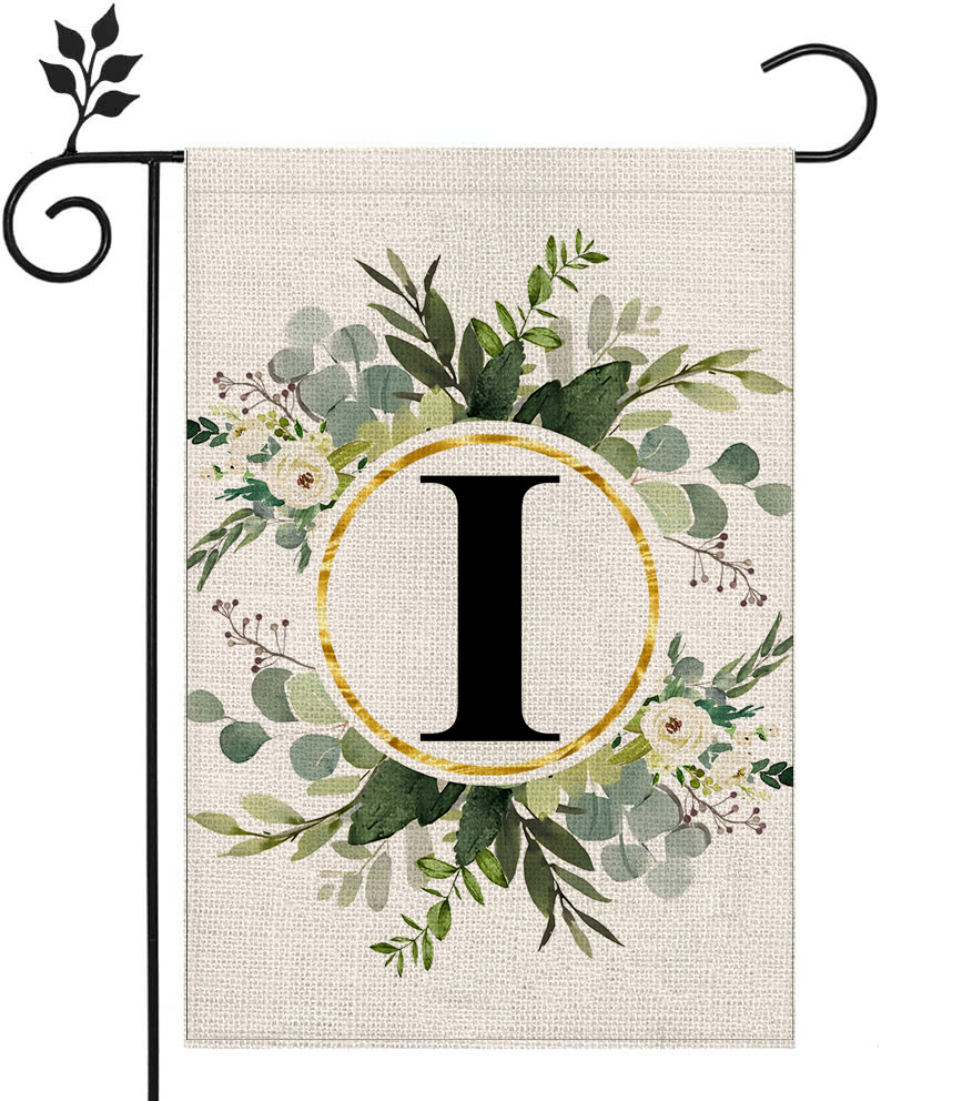 🔥Last Day Promotion-[SAVE 50% OFF]--Monogram Initial Letter Garden Flag-Family Last Name--BUY 3 GET 15% OFF & FREE SHIPPING