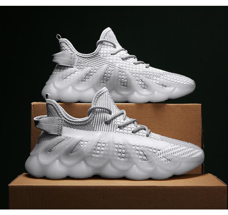 Flying woven fashion running casual sneakers