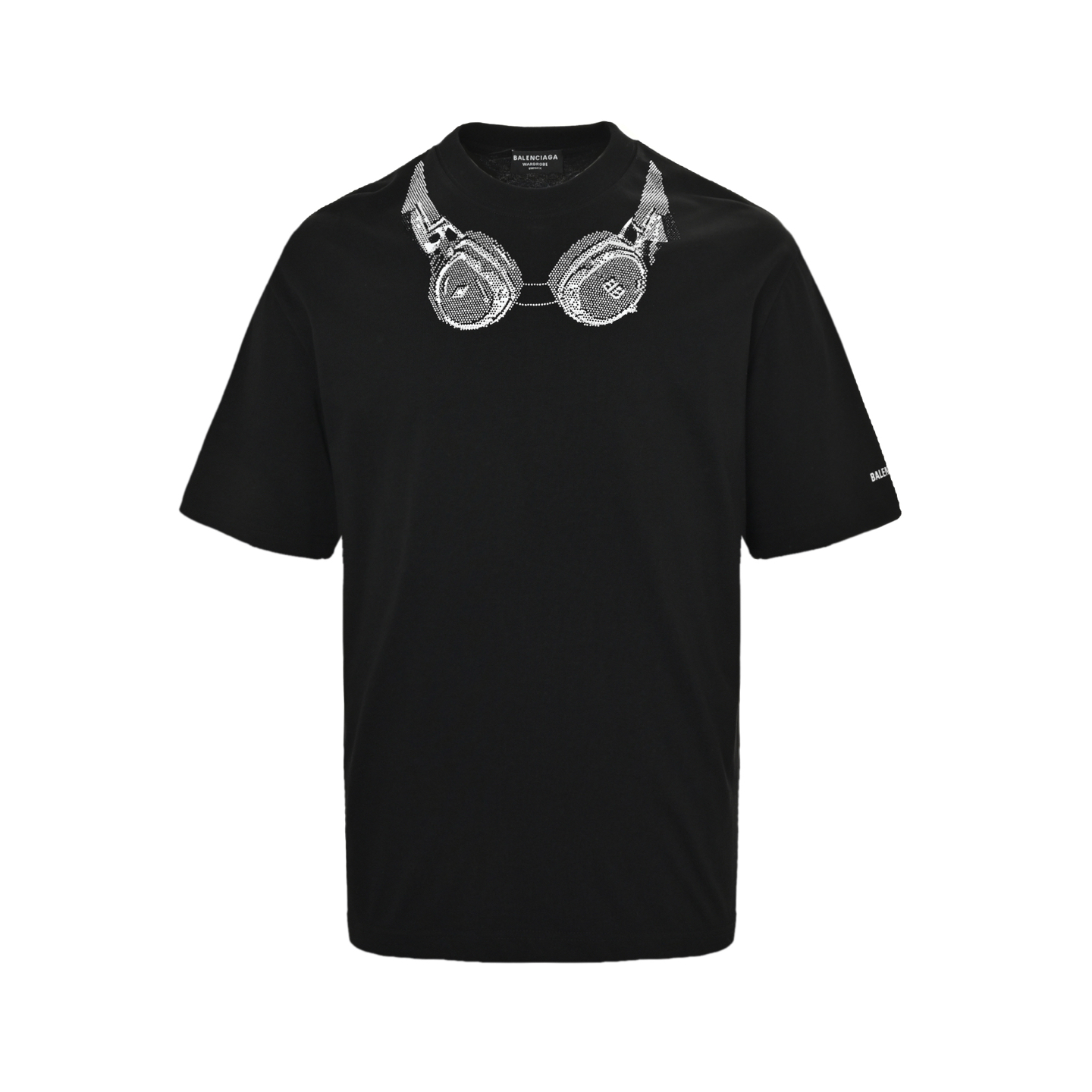 Balenciaga diamond earphones short sleeves