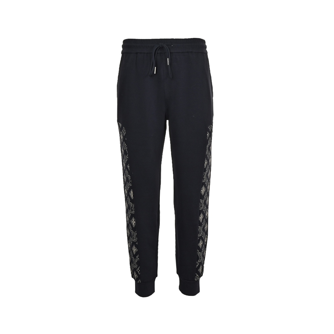 Louis Vuitton Allover monogram pattern sports suit trousers