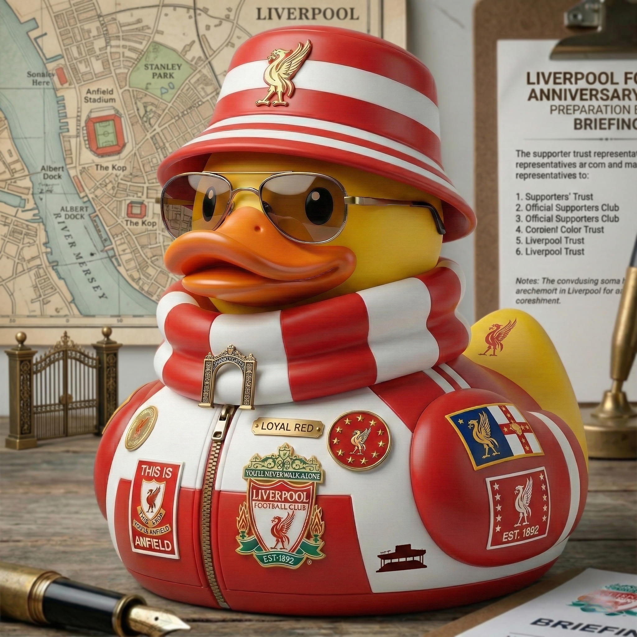 Liverpool FC Commemorative Duck