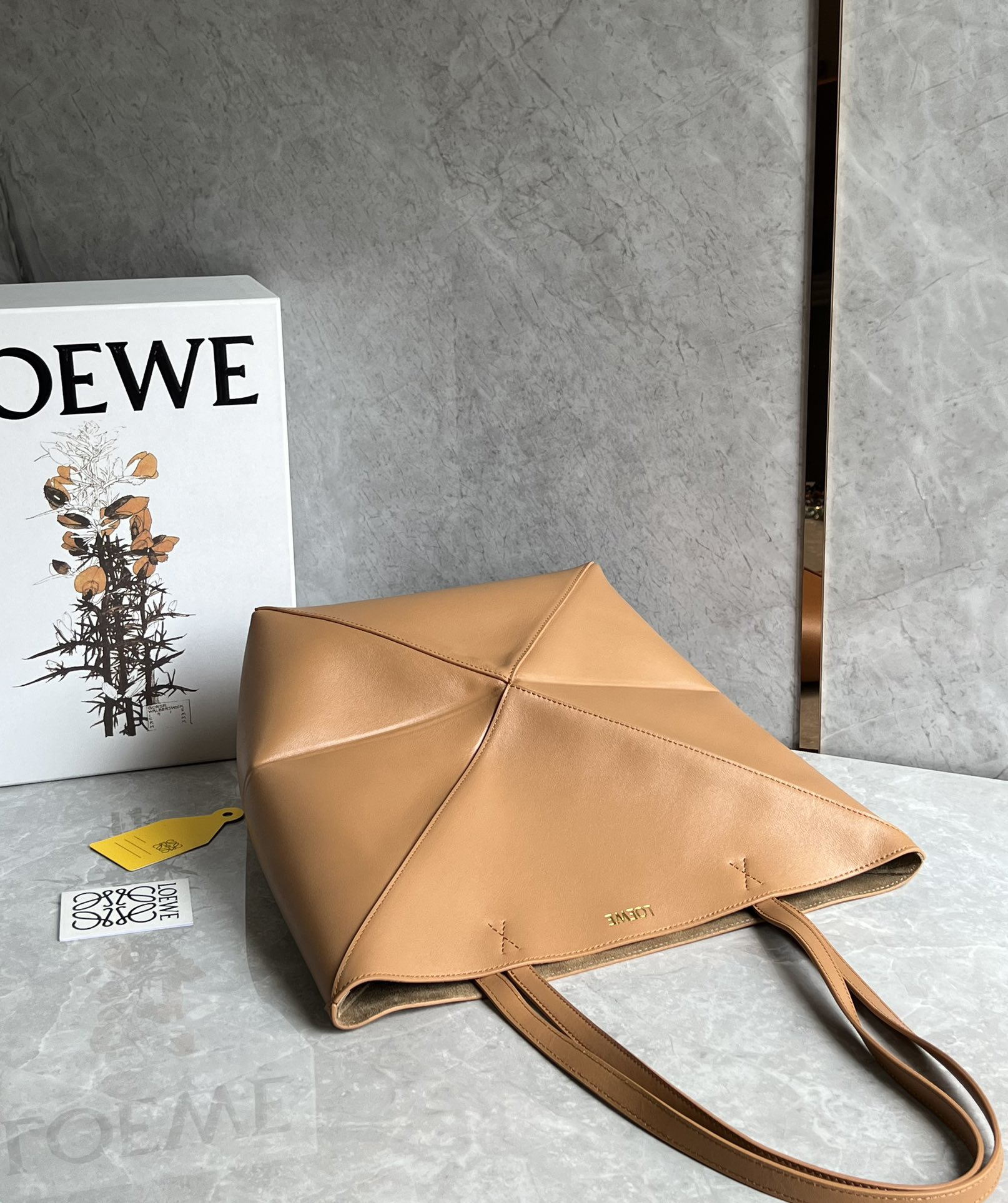 Loewe zzle fold series foldable tote bag 0693