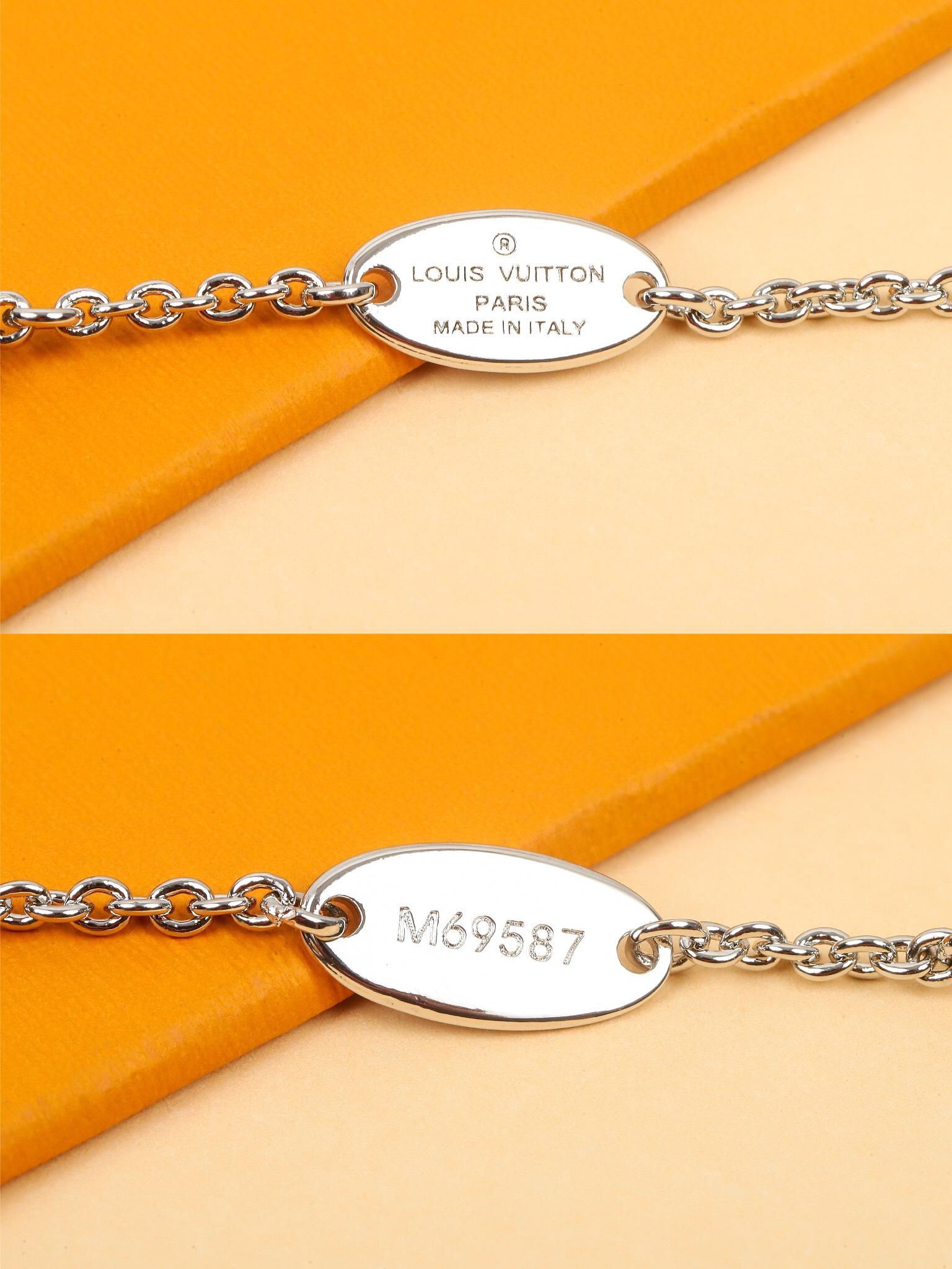 Louis Vuitton round logo diamond bracelet