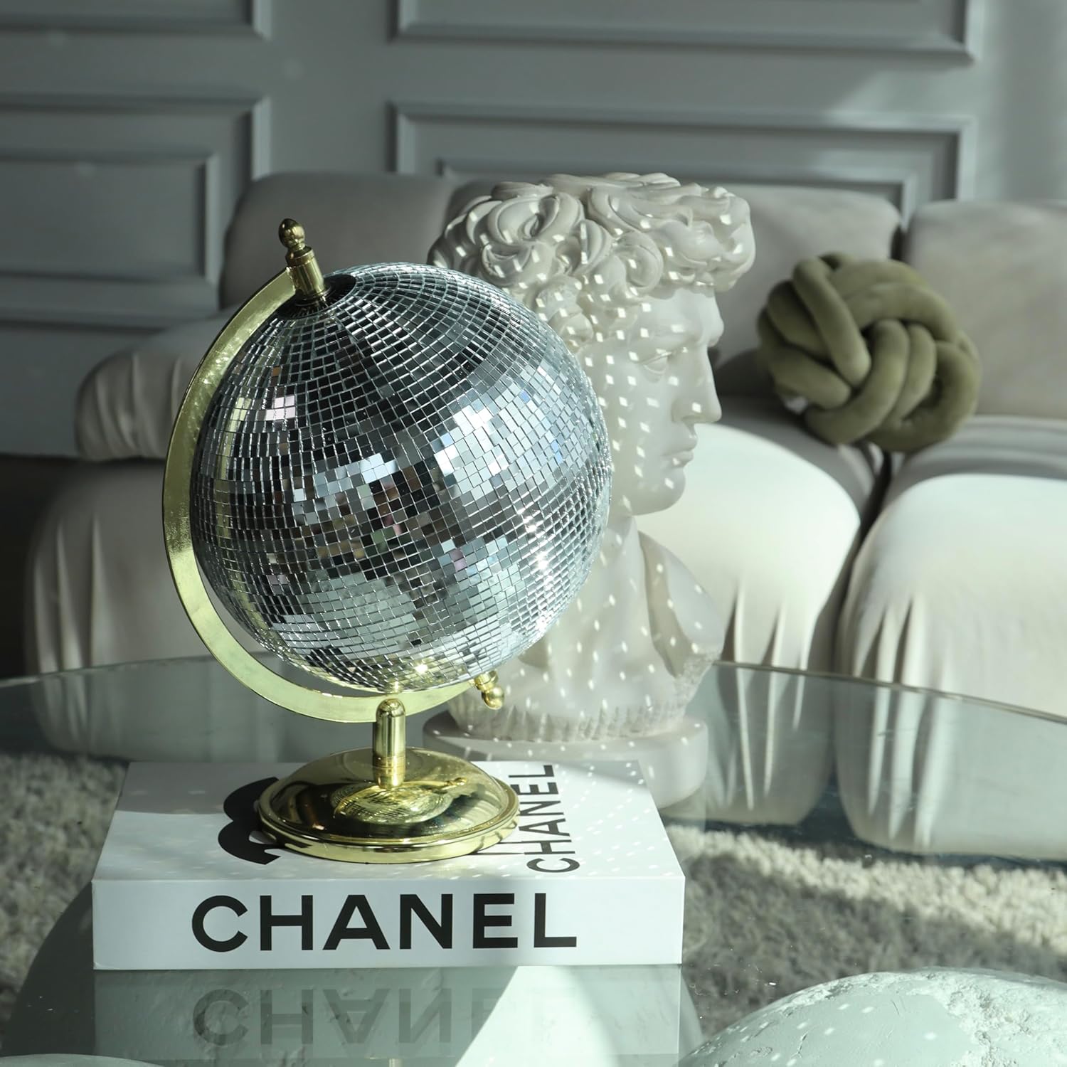 🔥ON SALE🔥Disco Ball Globe Home Decor Statues