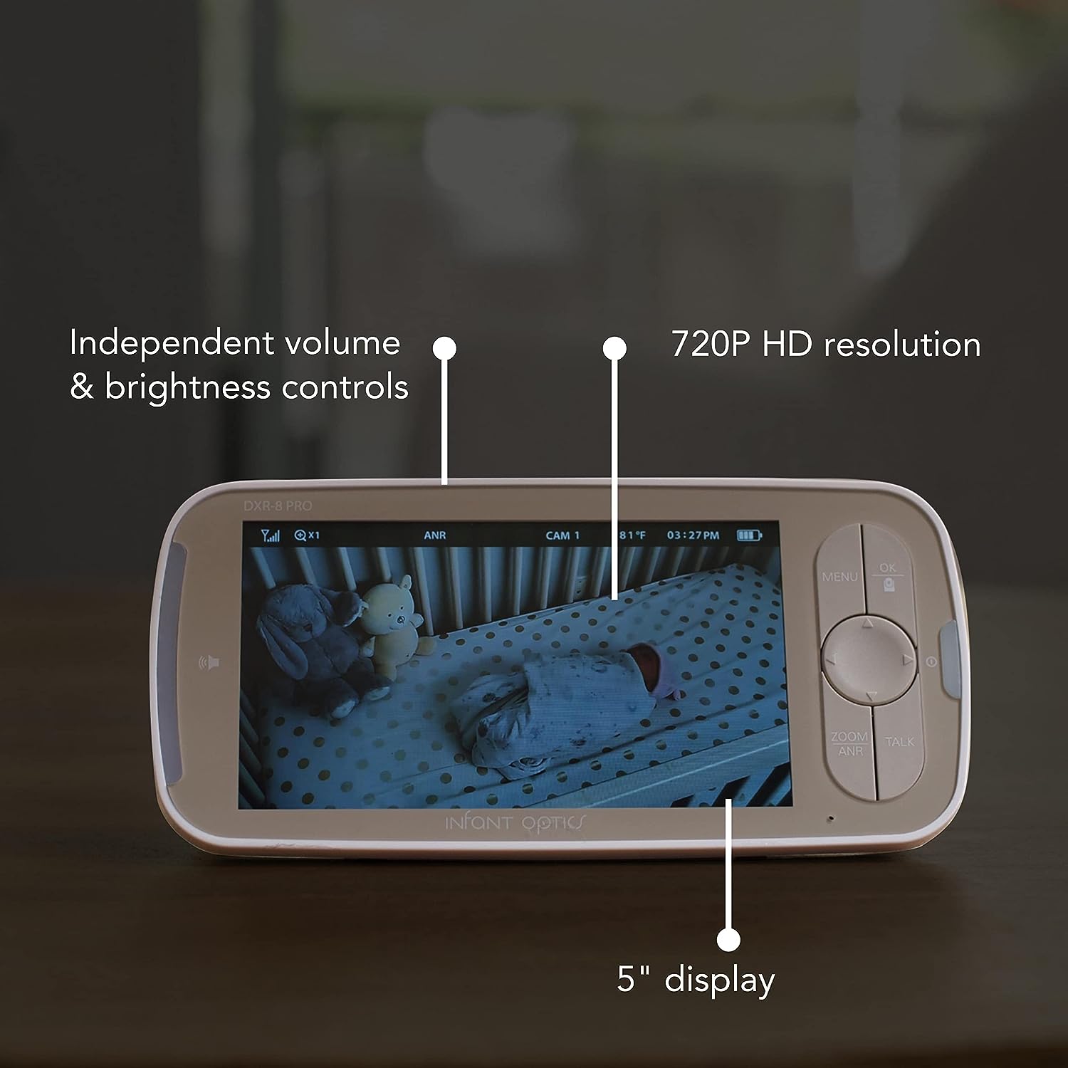 Infant Optics Video Baby Monitor 720P HD Resolution 5