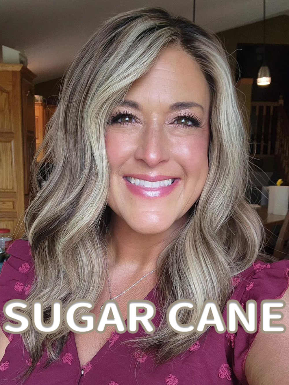Long Layered Wig With Highlights