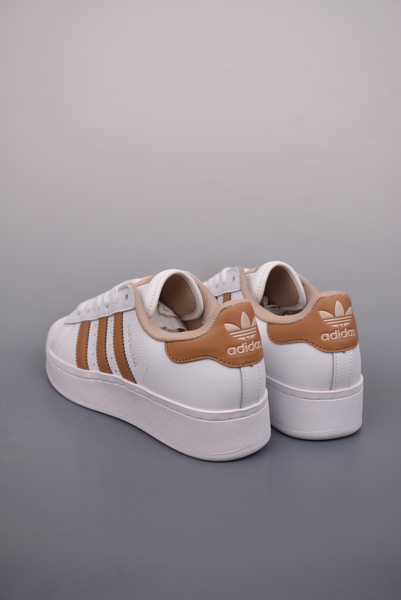 Adidas Originals Superstar XLG Leather White Dark Brown IE0762