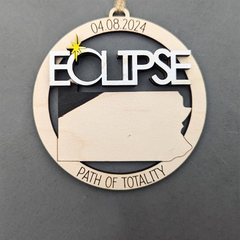 Solar Eclipse 2024 Ornament