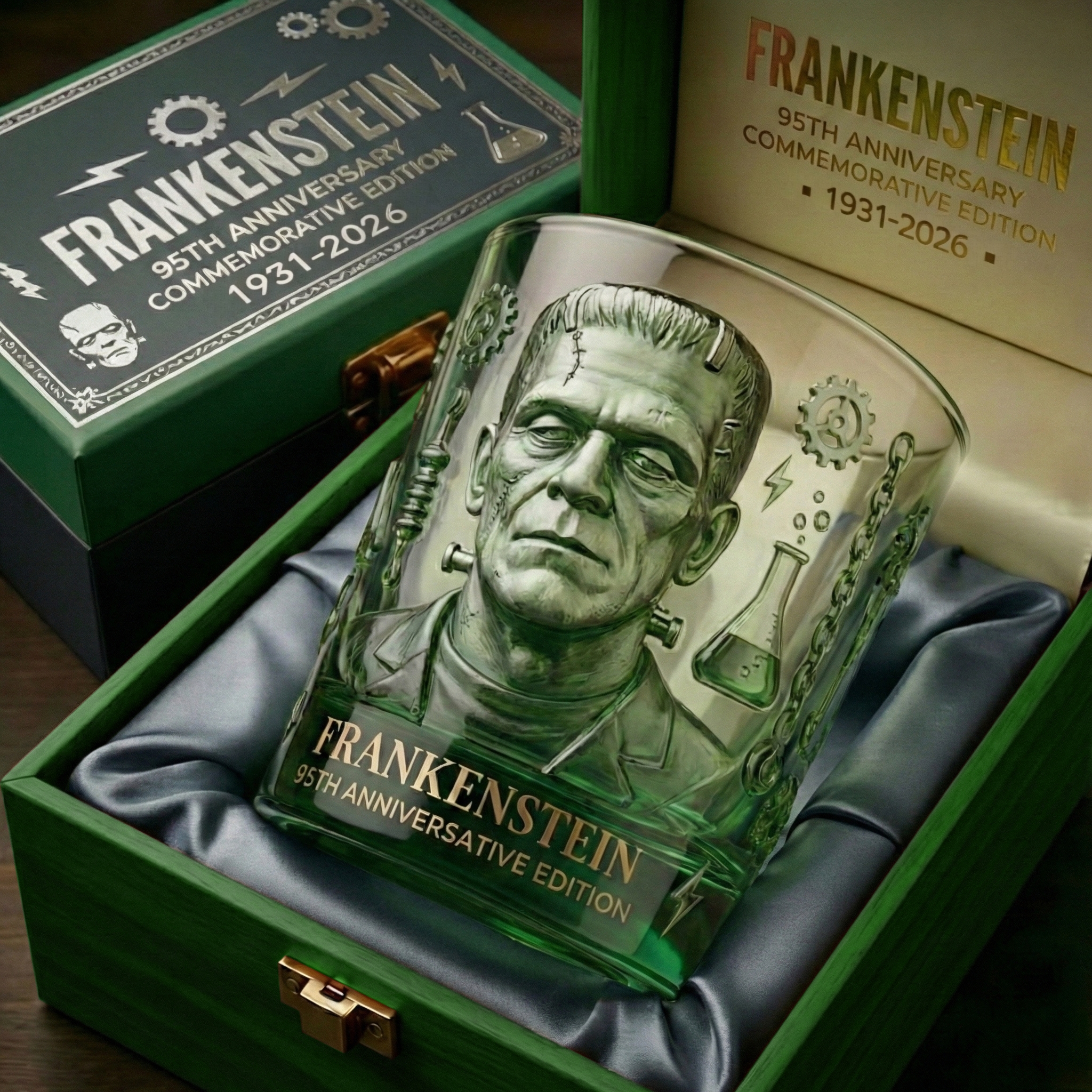 ⚡ Frankenstein – 95th Anniversary Commemorative Glass