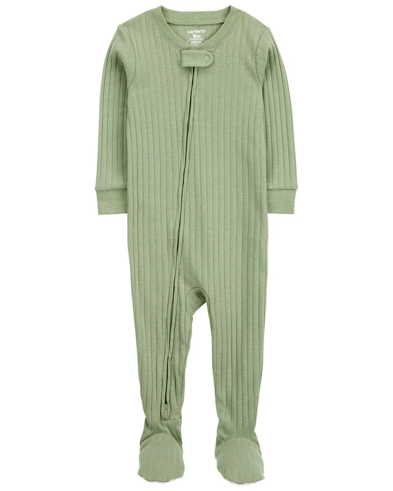 Carter's 1-Piece Cotton Blend Footie Pyjamas