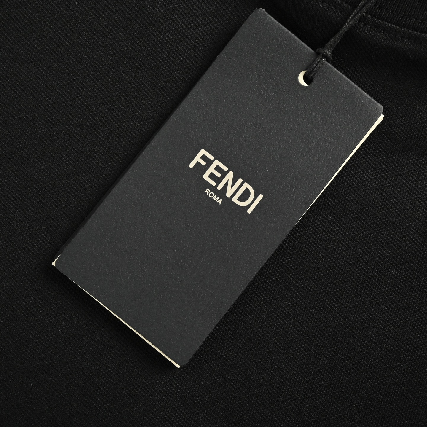 Fendi 25ss rubber logo webbing short sleeves