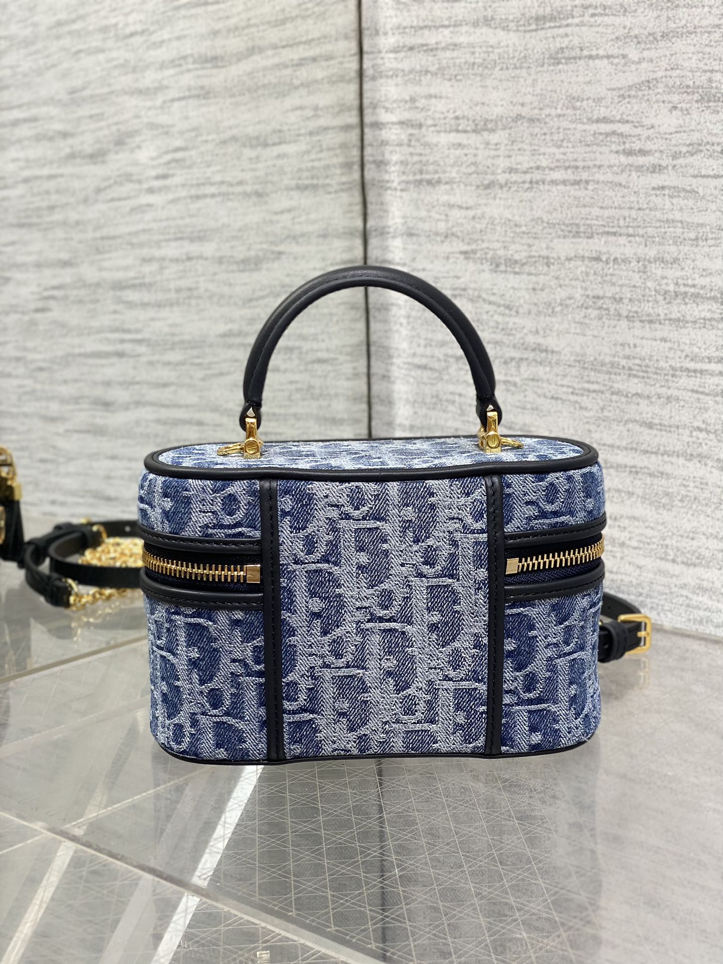 Dior 30 Montaigne vanity denim collection mini