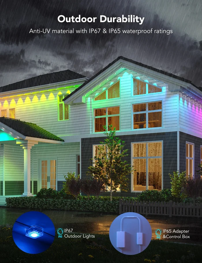 🎄Christmas Sale 70% OFF -- Wi-Fi Bluetooth Smart Permanent Led for outdoor