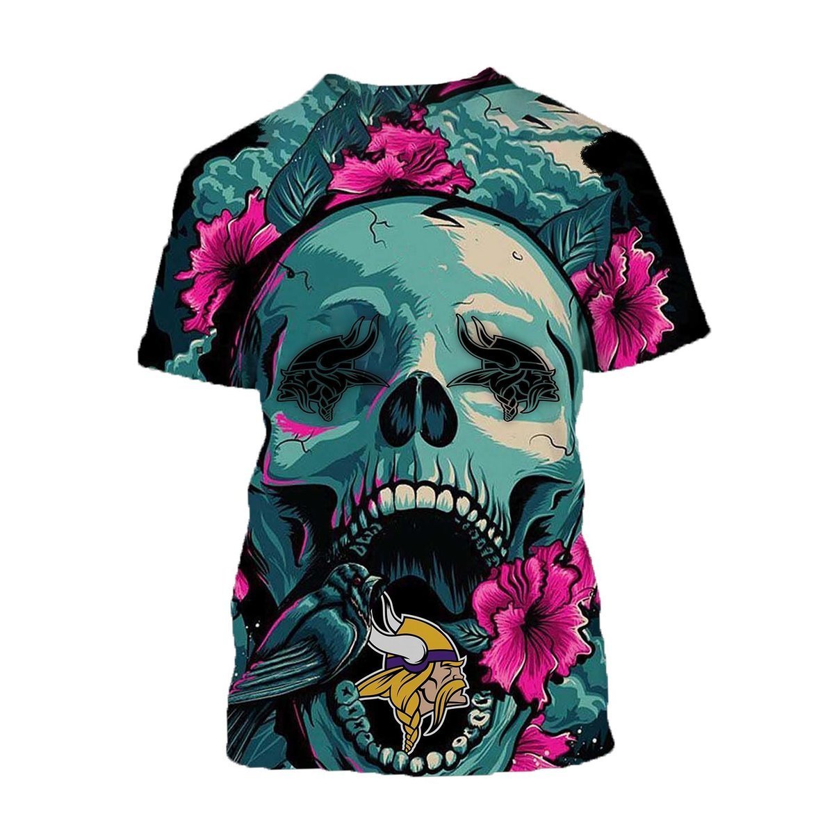 VIKINGS HOODIE 3D FLOWER 21