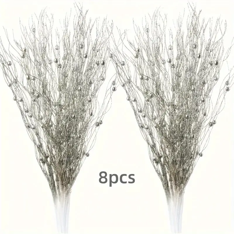 🎄Early Christmas Sale 49% OFF🔥Glitter DIY Artificial Berry Tree Branch Decoration