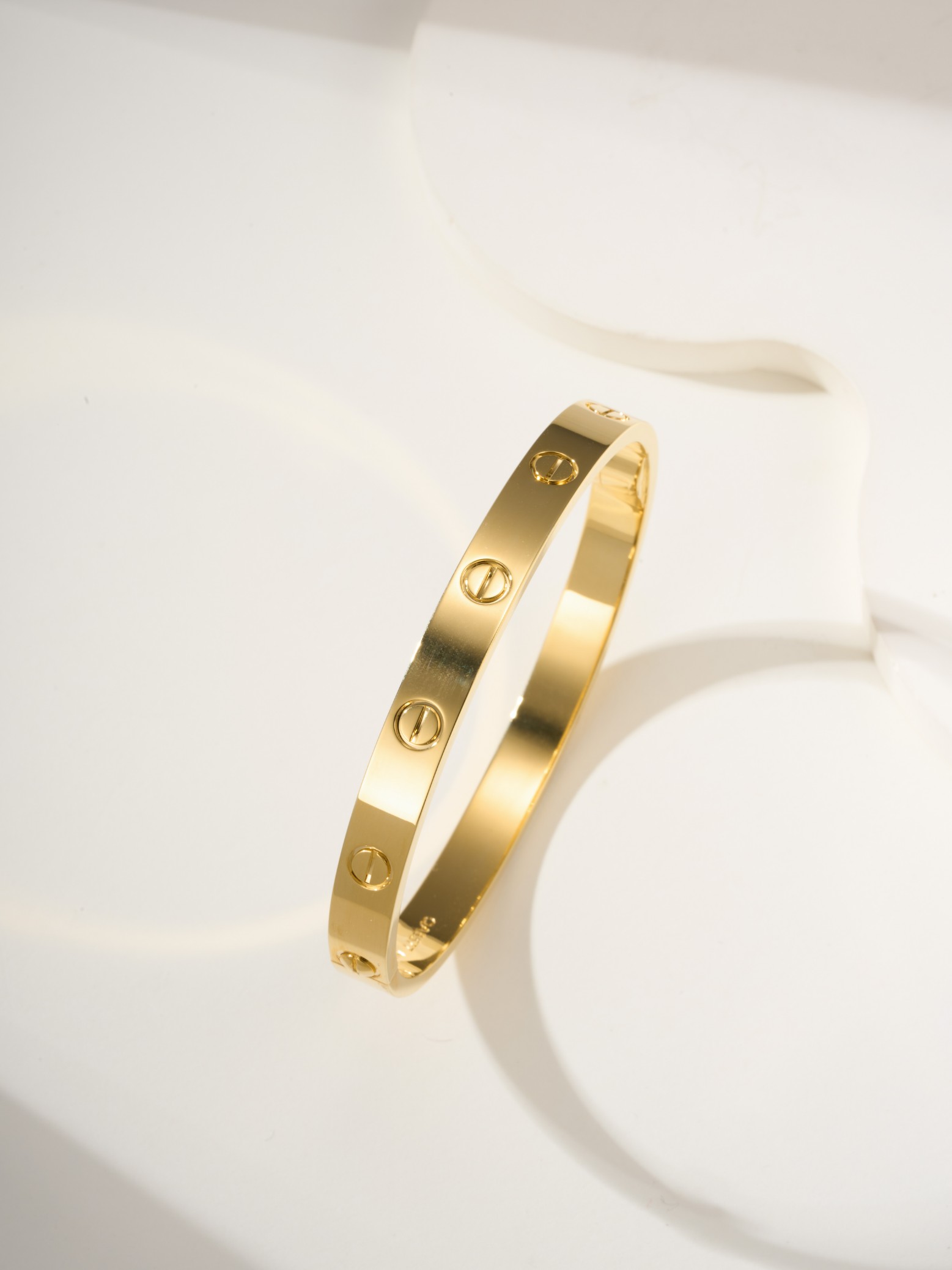 Cartier 2025 6.1mm medium version single open diamond-free bracelet