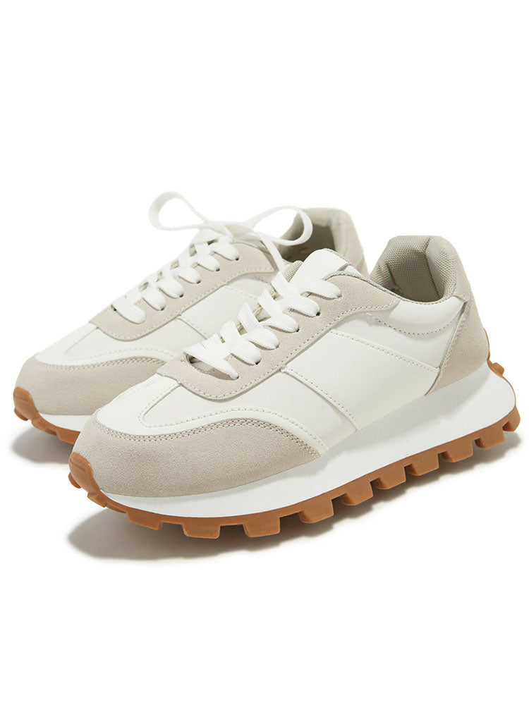 Chunky Sole Lace-up Sneakers