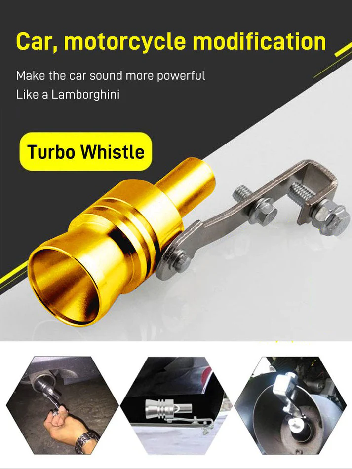 Turbo sound simulator whistle💥（Cars and Motorcycles)