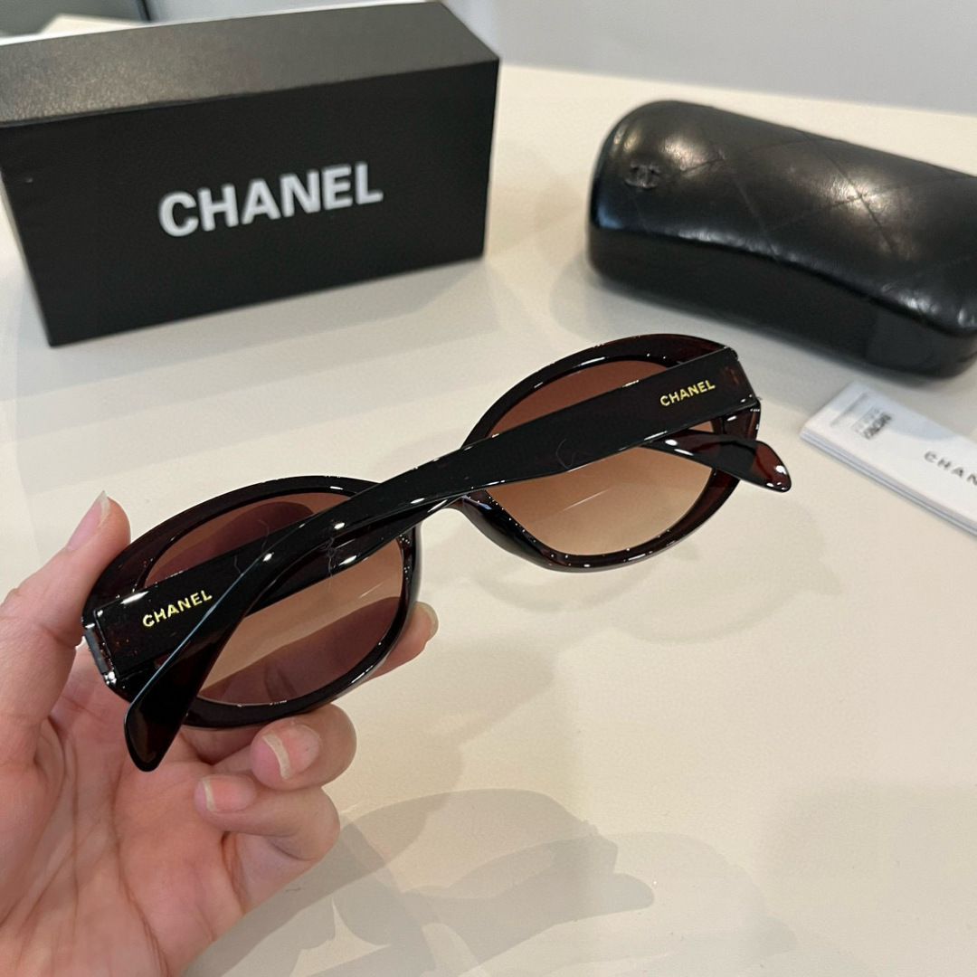 Chanel round frame sunglasses
