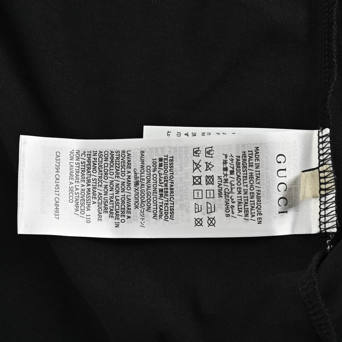 Gucci & Balenciaga graffiti letter print short sleeves