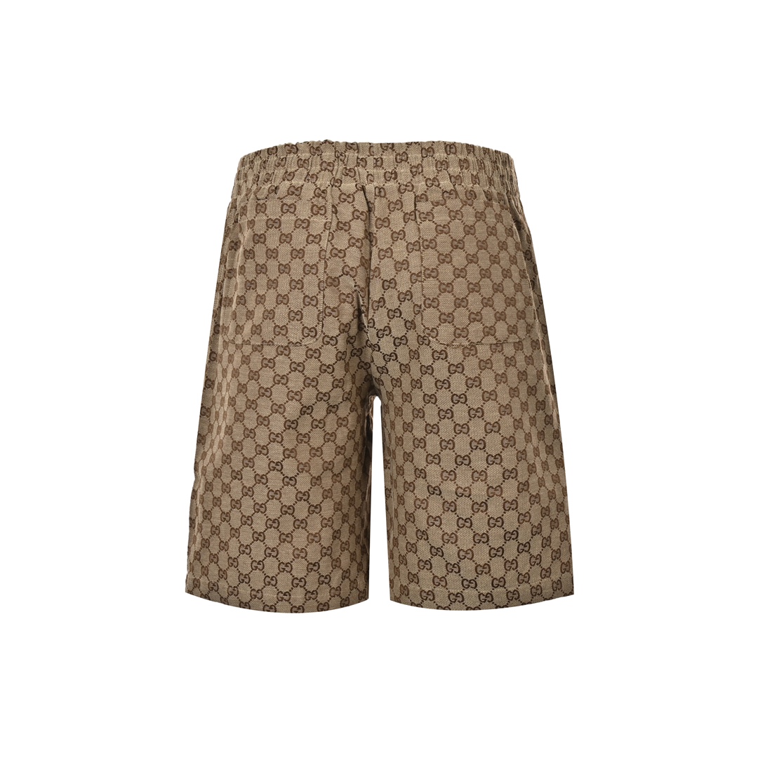 Gucci 24ss Double G printed jacquard canvas shorts