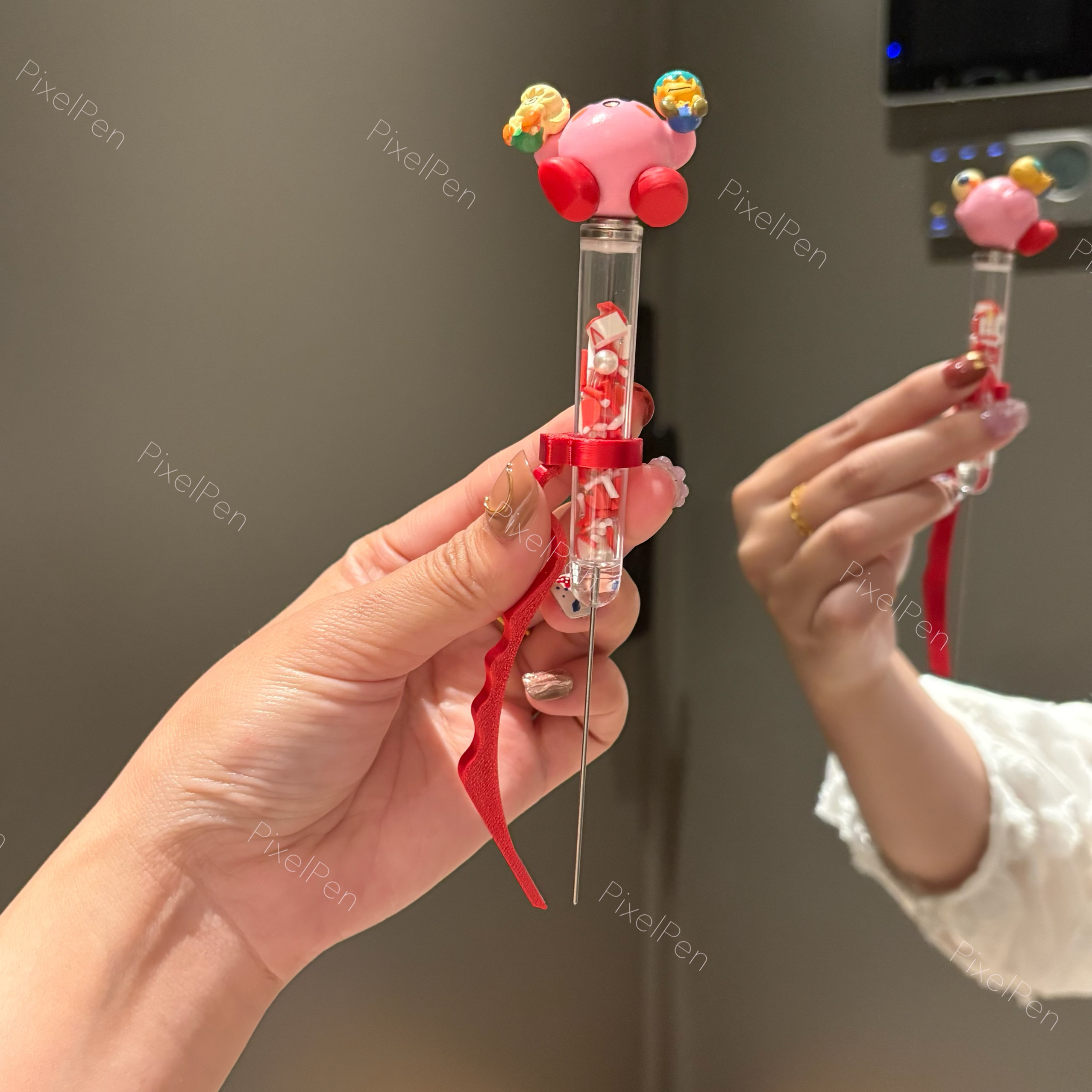 【5mm】PixelPen Magnetic Grip Piecing Bean Pen Tool 5mm for big beans | Kirby
