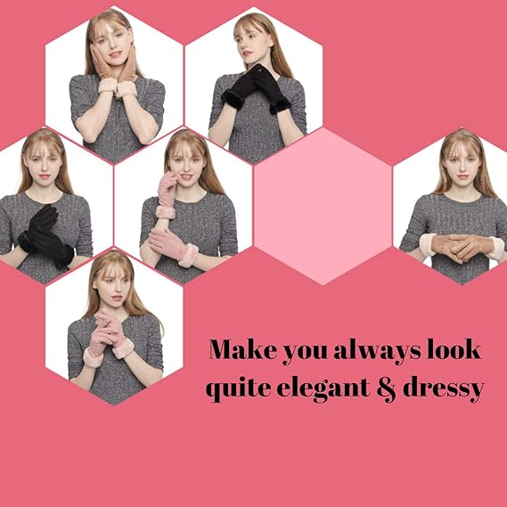 🧤🧤Velvet warm gloves (does not affect the use of mobile phones)