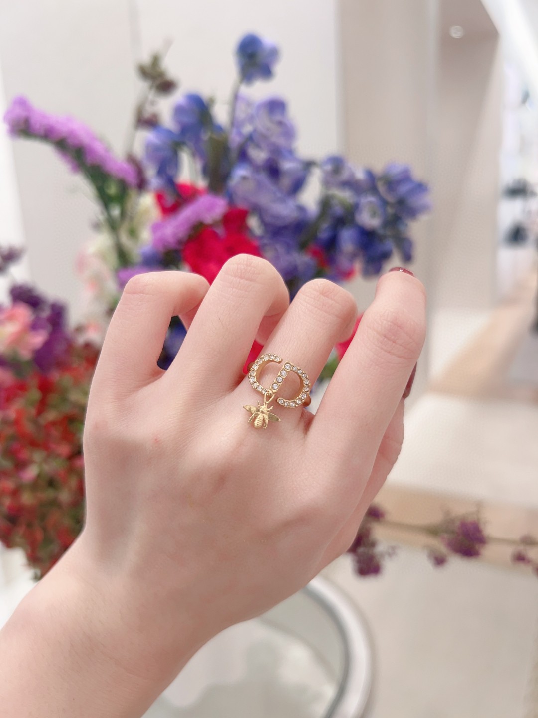 Dior Diamond Bee Ring
