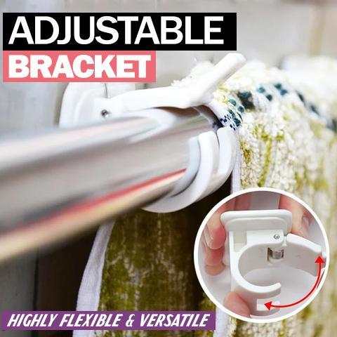 (ONLY $6.96) Magic Adjustable Curtains Organized Storage Rack