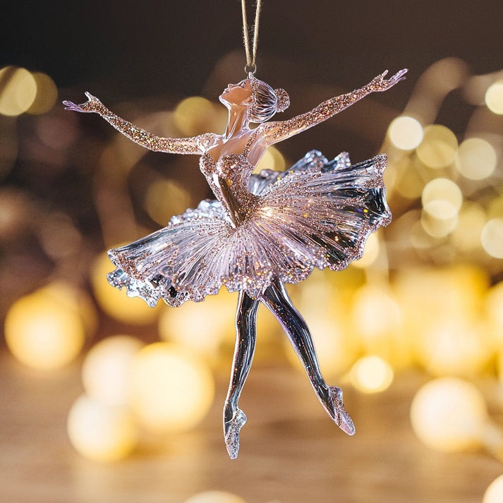 Crystal Ballerina Dance Ornament