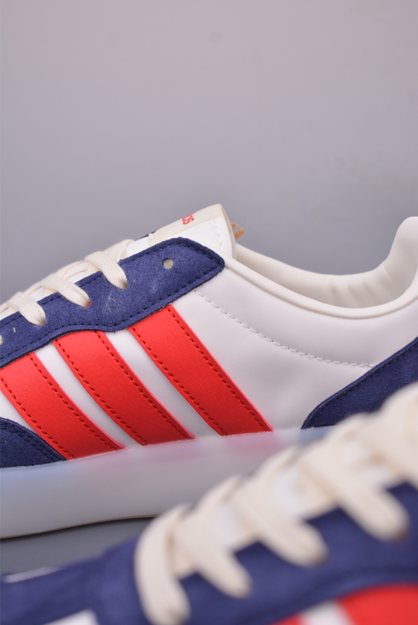 Adidas Barreda Decode Low Sneakers Dark Blue and White Jelly Sole JP9667