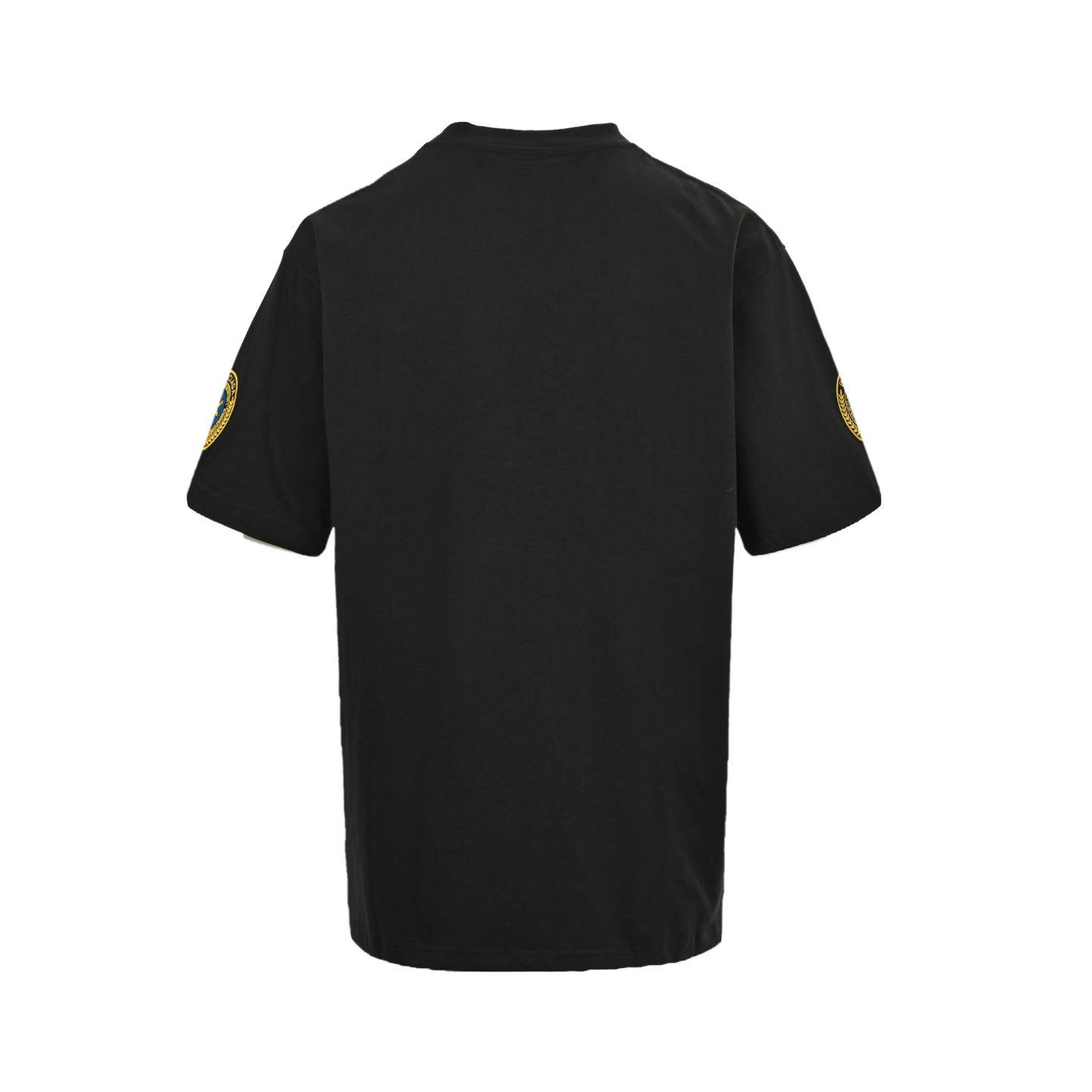 Balenciaga 25ss embroidered letter badge short sleeve