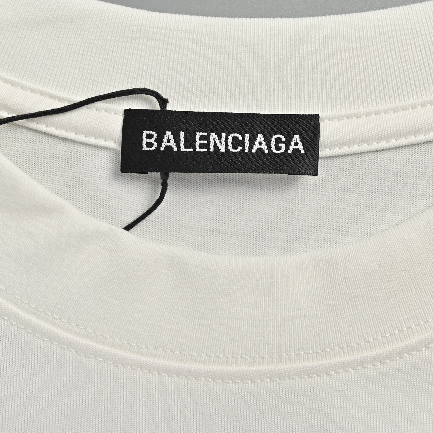 Balenciaga 25ss 3M small logo embroidered short sleeve