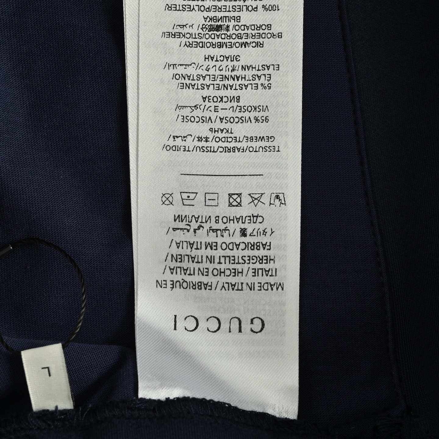 Gucci 25ss yellow lettering patch shorts