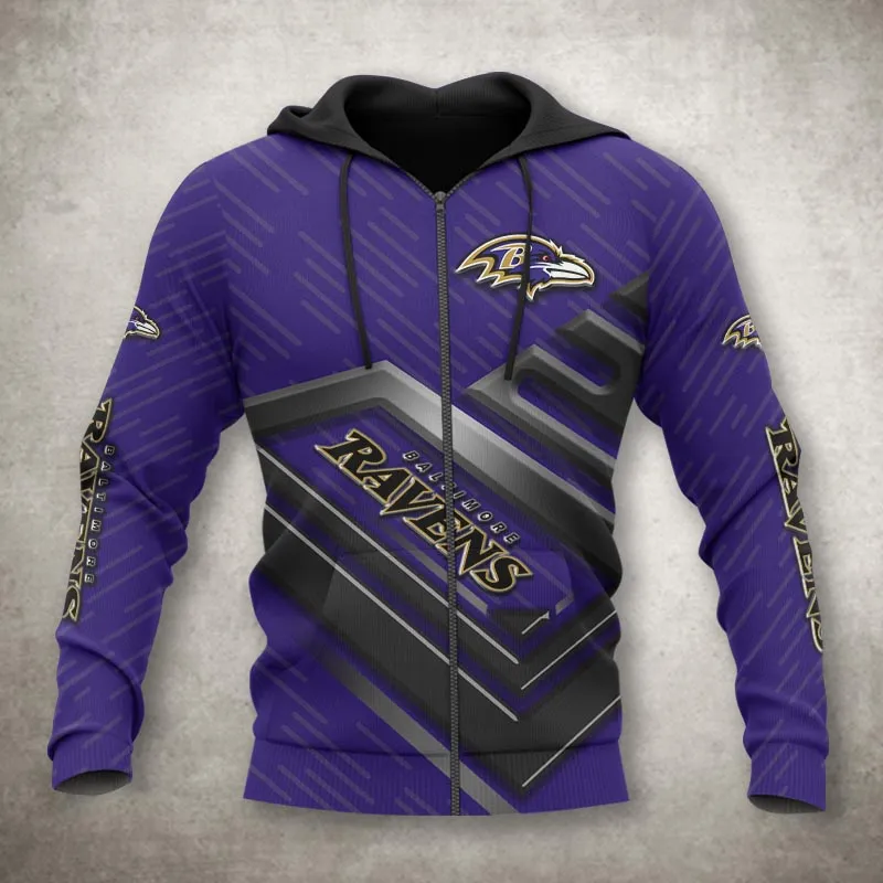 BALTIMORE RAVENS 3D HOODIE DK4374