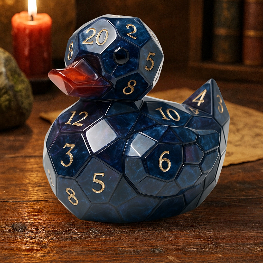 DND Dice Duck Figure