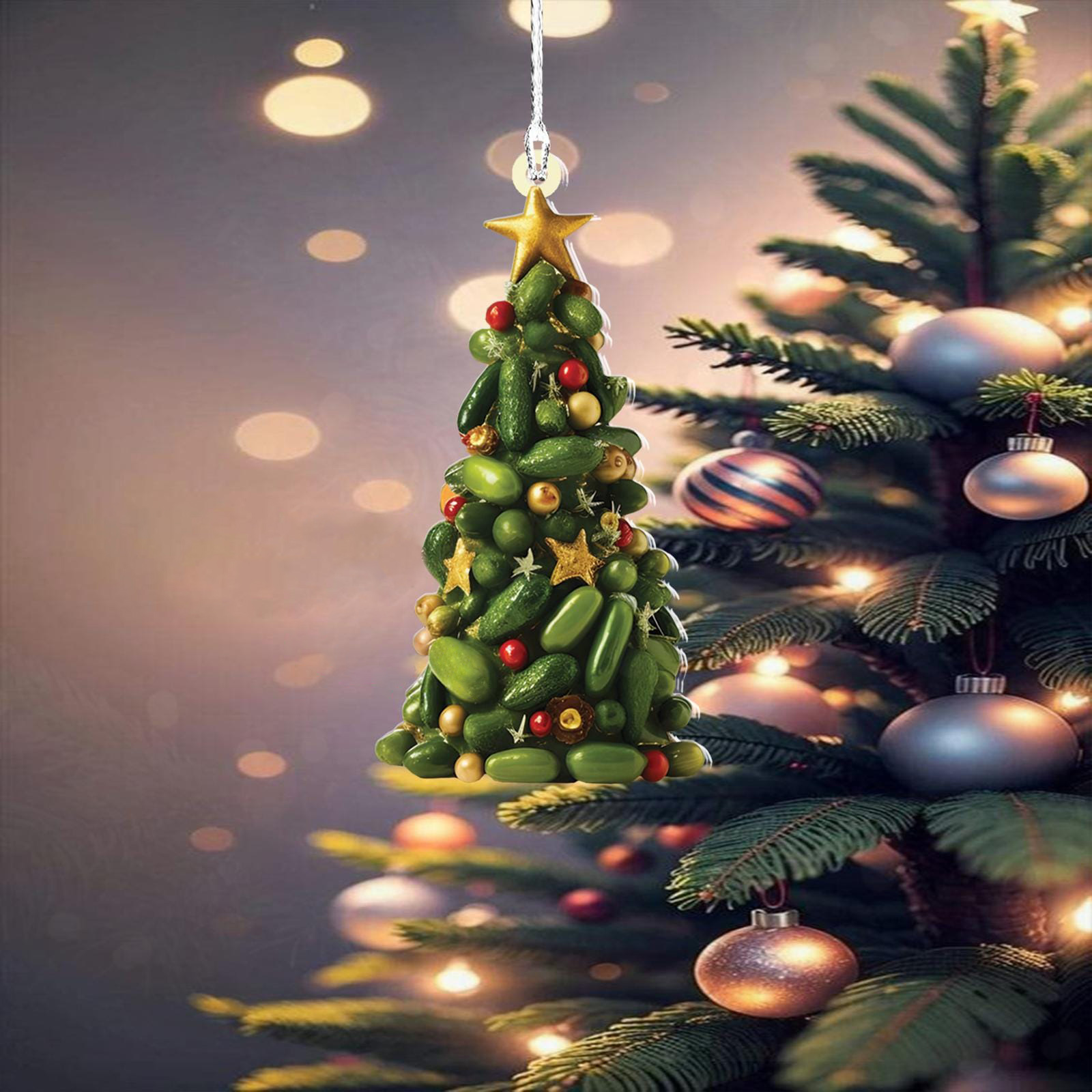 Christmas Pickles Tree Ornament
