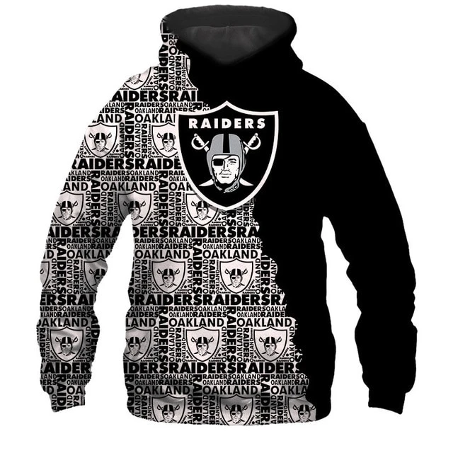 LAS VEGAS RAIDERS 3D CHRISTMAS HOODIE ABC06